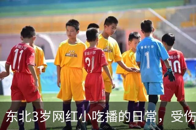 东北3岁网红小吃播的日常，受伤了爸爸不陪伴，乖乖吃饭
